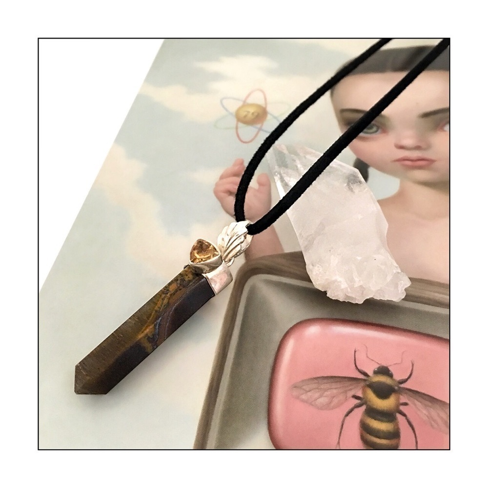 Sterling Silver Tiger’s Eye Healing Necklace